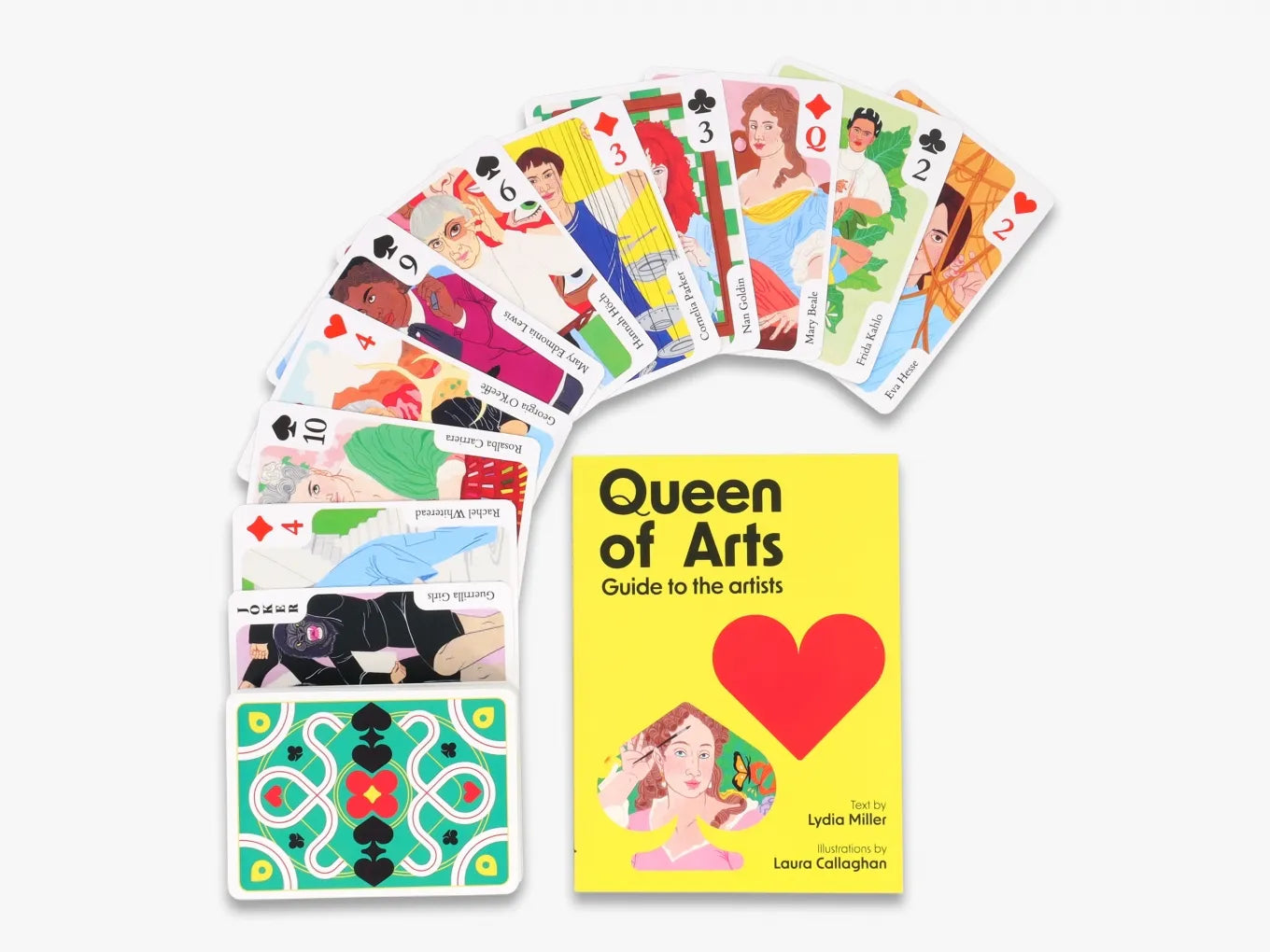 Queen of Arts: Women artists book and playing cards