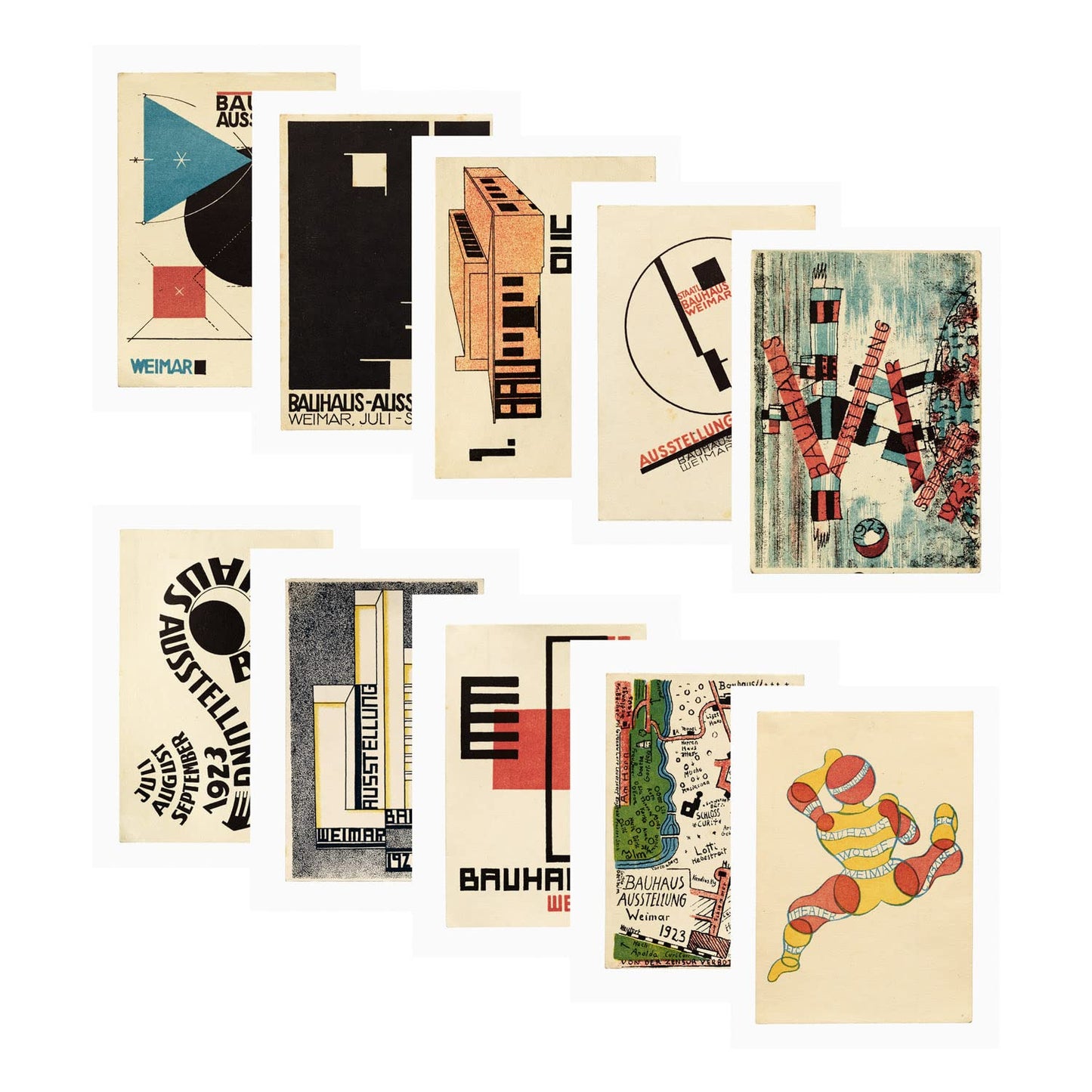 Bauhaus Postcards. Invitations to the First Exhibition