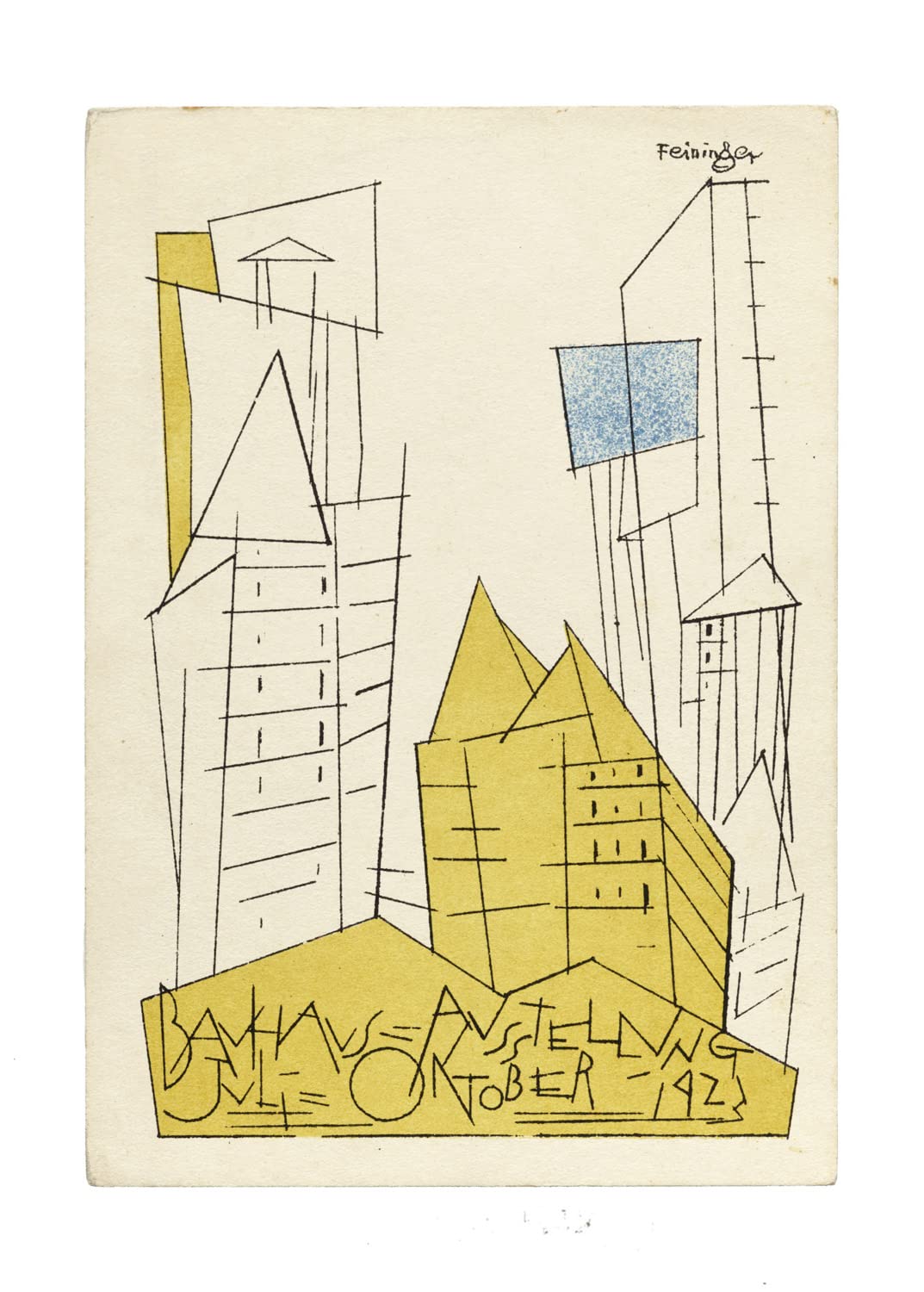 Bauhaus Postcards. Invitations to the First Exhibition