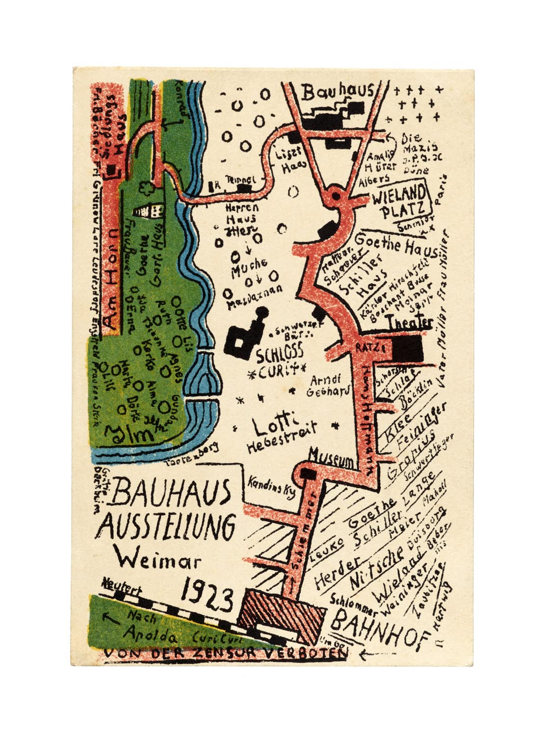 Bauhaus Postcards. Invitations to the First Exhibition