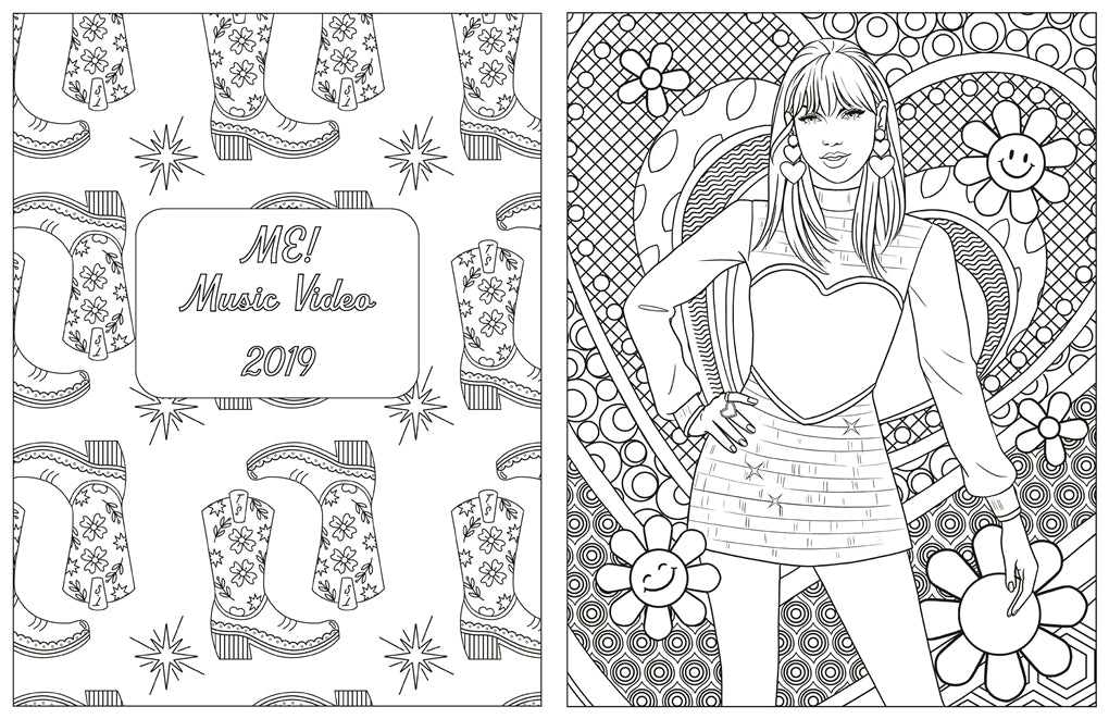 Colour In Taylor: A Unofficial Taylor Swift Colouring and Sticker Book