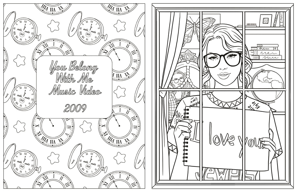 Colour In Taylor: A Unofficial Taylor Swift Colouring and Sticker Book