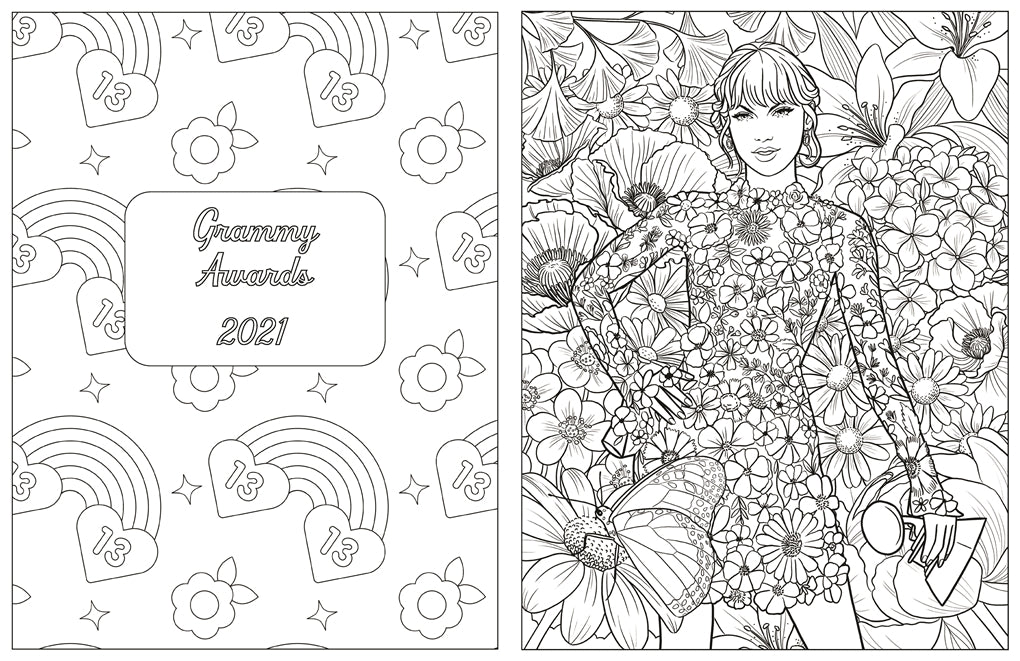 Colour In Taylor: A Unofficial Taylor Swift Colouring and Sticker Book