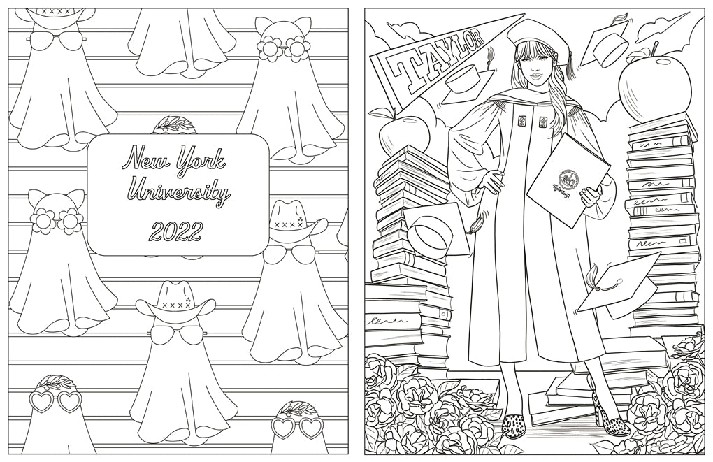 Colour In Taylor: A Unofficial Taylor Swift Colouring and Sticker Book