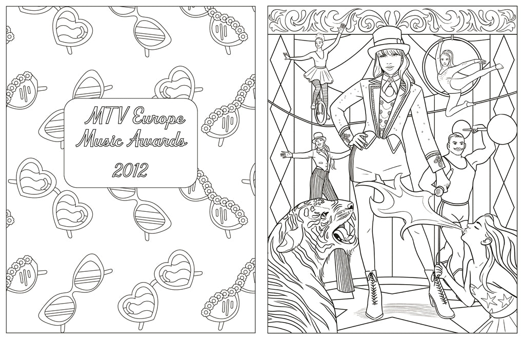 Colour In Taylor: A Unofficial Taylor Swift Colouring and Sticker Book