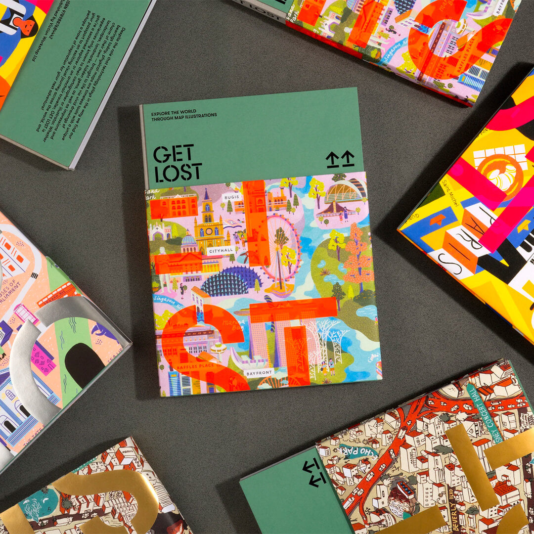 GET LOST. Explore the World Through Map Illustrations