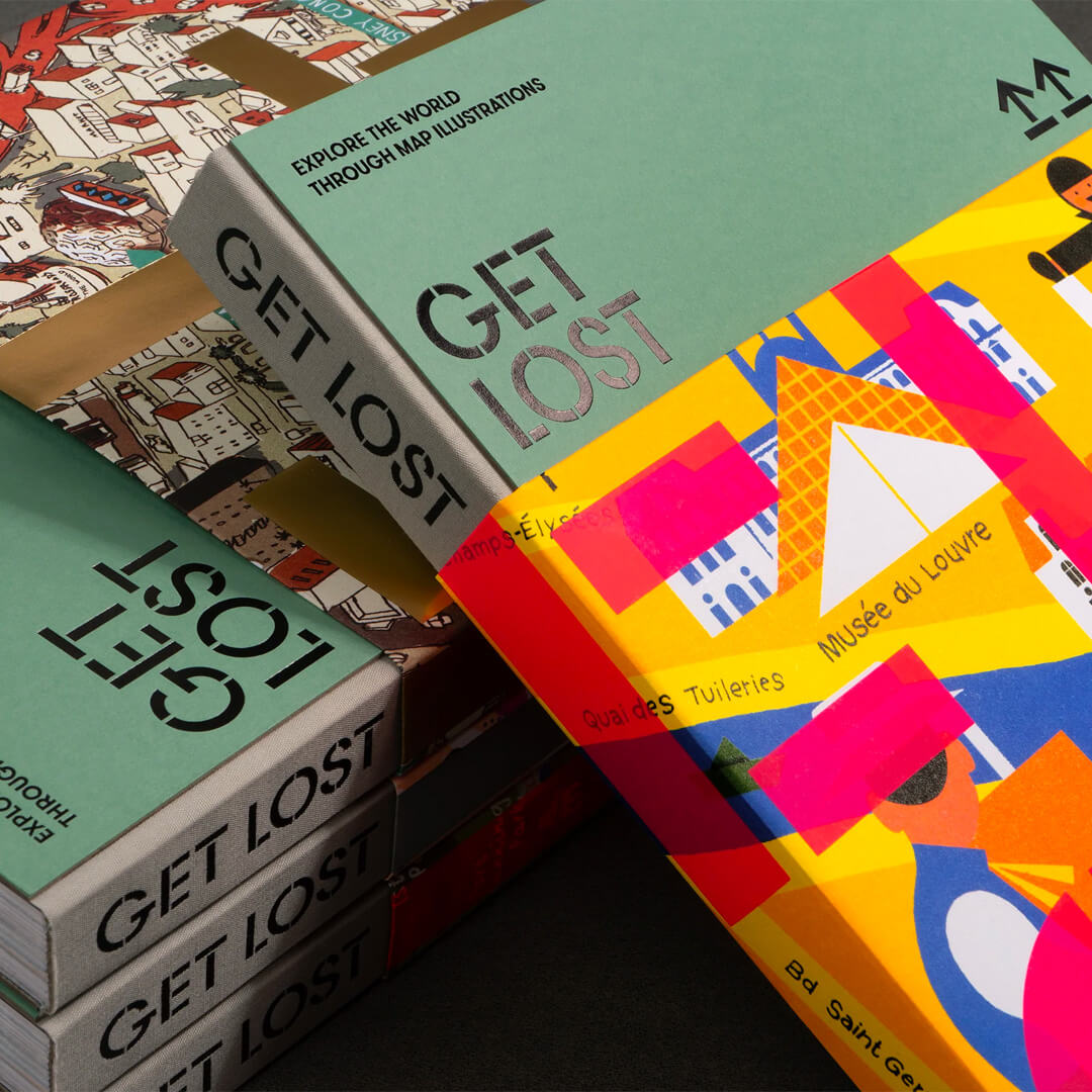 GET LOST. Explore the World Through Map Illustrations