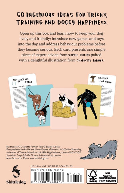 School For Dogs (and their Humans): Fifty cards with tips and tricks for dogs and their owners