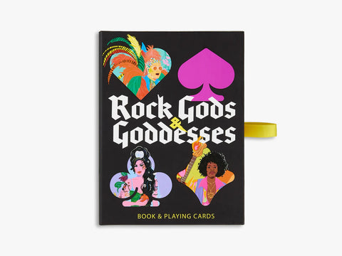Rock Gods and Goddesses: Book and Playing Cards