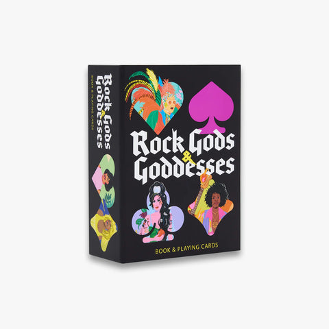 Rock Gods and Goddesses: Book and Playing Cards