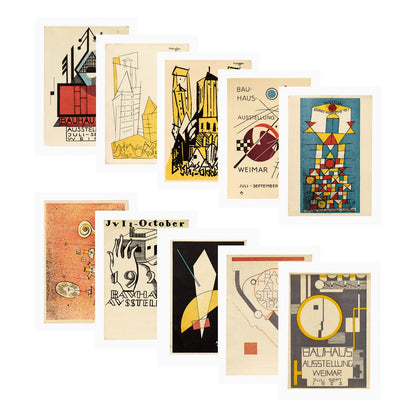 Bauhaus Postcards. Invitations to the First Exhibition