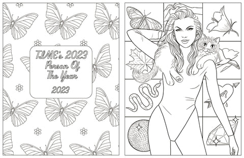 Colour In Taylor: A Unofficial Taylor Swift Colouring and Sticker Book