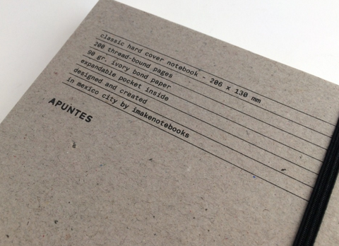Libreta Hard Cover Clásica Minagris Líneas