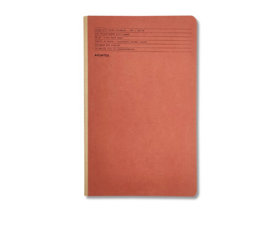 Libreta Mediana Soft Cover Lomo Beige