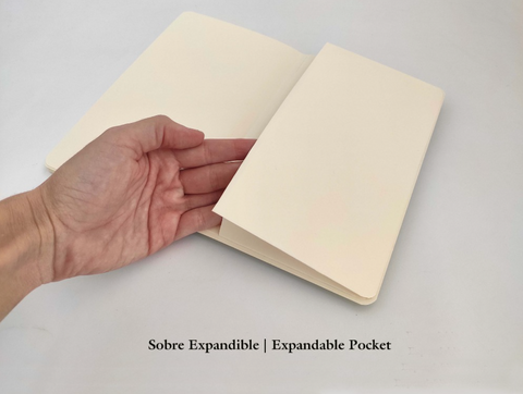 Libreta Mediana Soft Cover Lomo Beige