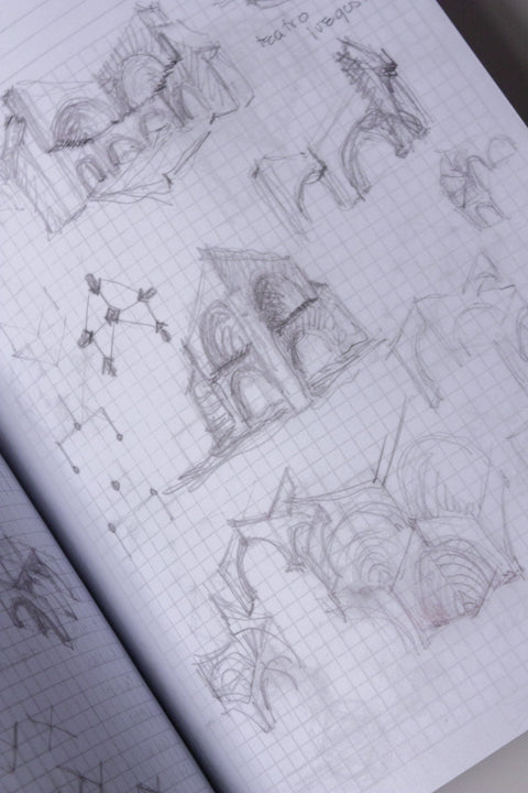 Interior de Croquis. Los dibujos de Carlos Mijares