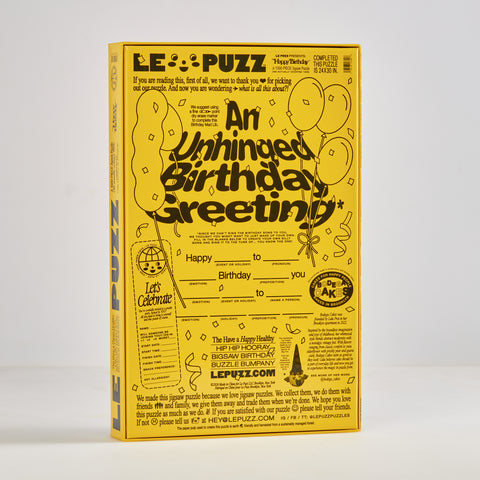 Happy Birthday (Puzzle 1000 pzs)
