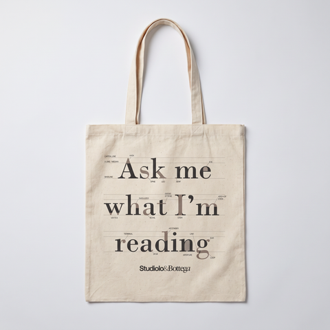 Totebag Ask me what I'm Reading