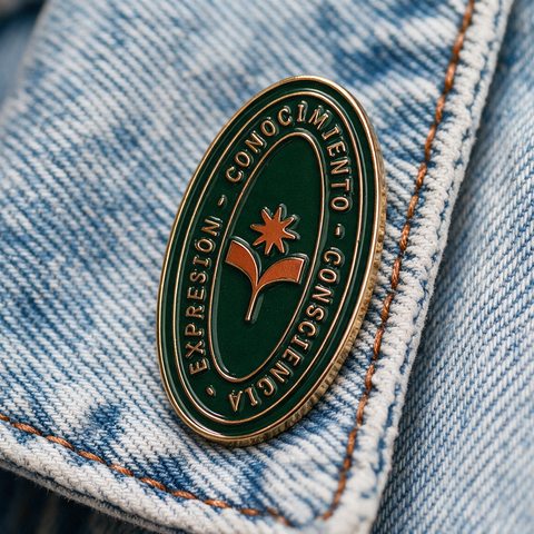 Pin hard enamel